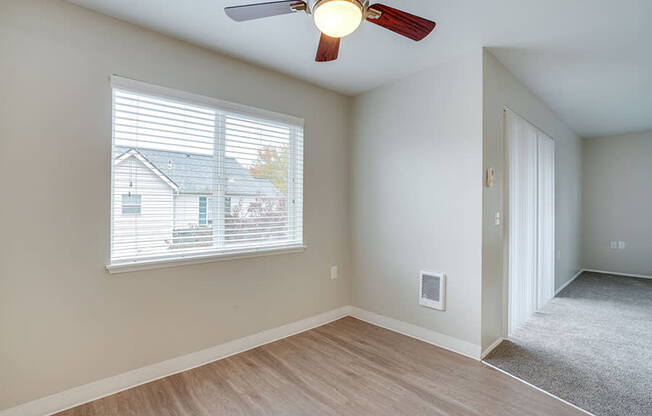 Living room with window