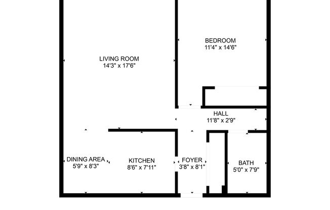 1 bed, 1 bath, 748 sqft, $845, Unit 5-217
