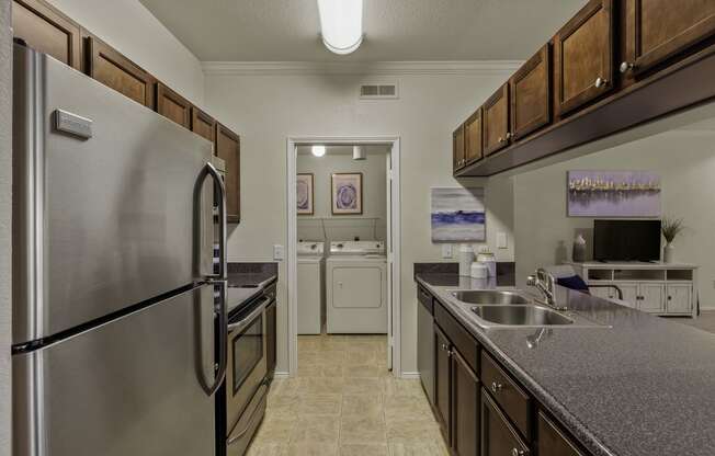 Full-sized washer/dryers in every unit - The Gardens at Polaris