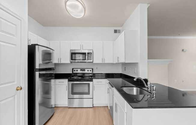 Kitchen with Stainless Steel Appliances