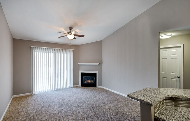 Fireplace at Owings Park Apartments, Maryland