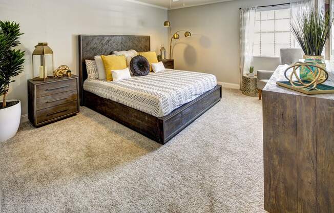 Retreat at Barton Creek Apartments Model Bedroom