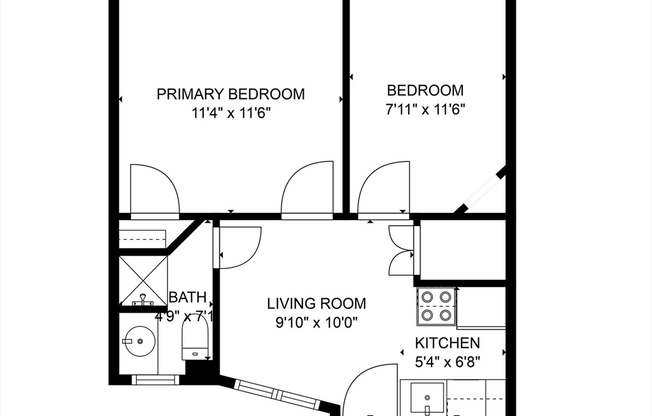 2 beds, 1 bath, 600 sqft, $2,750, Unit 3