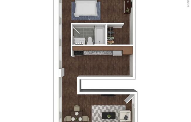 1 bed, 1 bath, $1,595