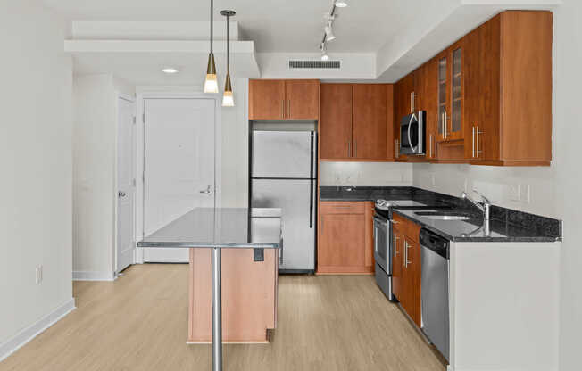 Kitchen with Stainless Steel Appliances
