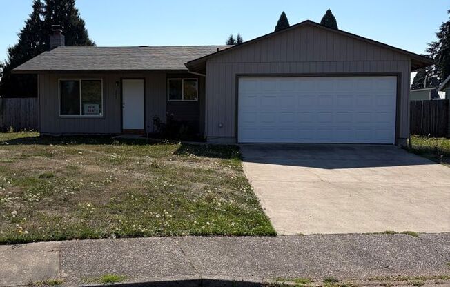 4 bedroom 2 bath house, large backyard