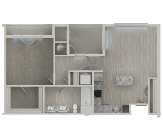 1 bed, 1 bath, 835 sqft, $1,827