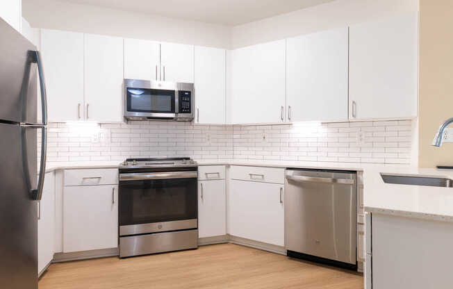 Kitchen with Stainless Steel Appliances