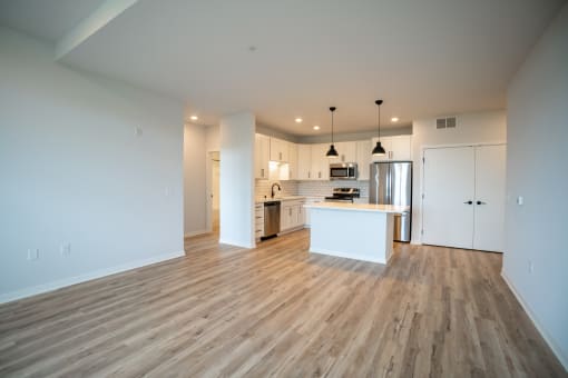 2 Bedroom Kitchen/Living Room at Two Points Crossing, Wisconsin