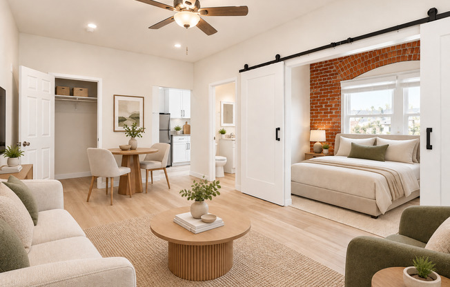 Kenmore II Apartments | Renovated Apartments with Exposed Brick in Koreatown