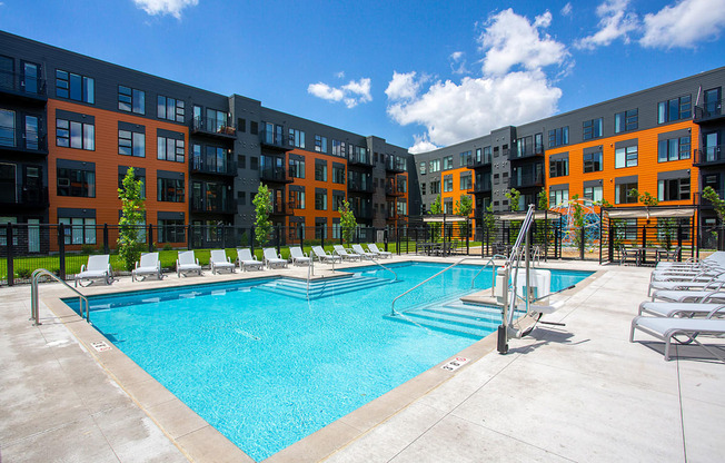 Pool at Union Flats, St. Paul Minnesota