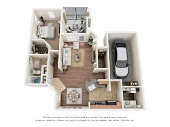 1 bed, 1 bath, 956 sqft, $1,655