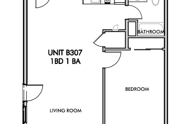 1 bed, 1 bath, 675 sqft, $1,699, Unit 2307
