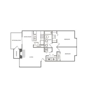 2 beds, 1 bath, 935 sqft, $1,766