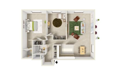 2 beds, 1.5 baths, 1,216 sqft, $1,675