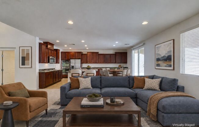 Gated Summerlin West Home with 5 Bedrooms, Den, Loft & Primary Suite Downstairs