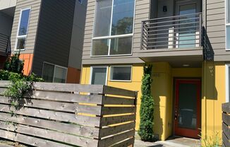 Live in Seattle's most exciting neighborhood! 3 bed 2.5 bath townhouse!