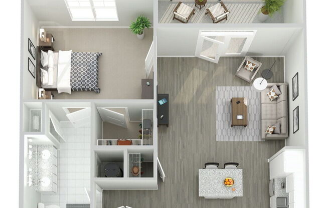 1 bed, 1 bath, 865 sqft, $1,310