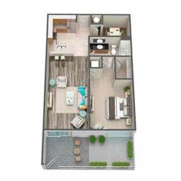 1 bed, 1 bath, 854 sqft, $1,950