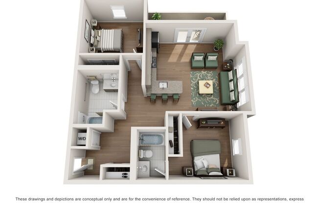 2 beds, 2 baths, 995 sqft, $3,050, Unit 128
