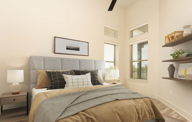 Bedroom with Hard Surface Flooring