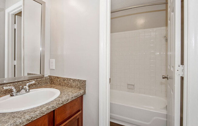 Apartment Bath 3 at Sommerset Place in Raleigh NC