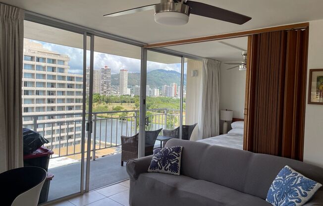 Fully Furnished 10th Flr. Corner unit w/parking