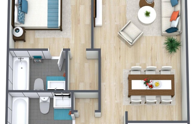 2 beds, 2 baths, 1,150 sqft, $1,250