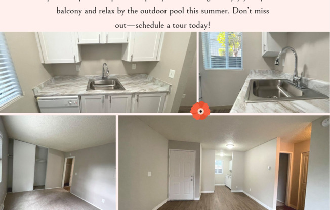 2 beds, 1 bath, 760 sqft, $1,325, Unit 77