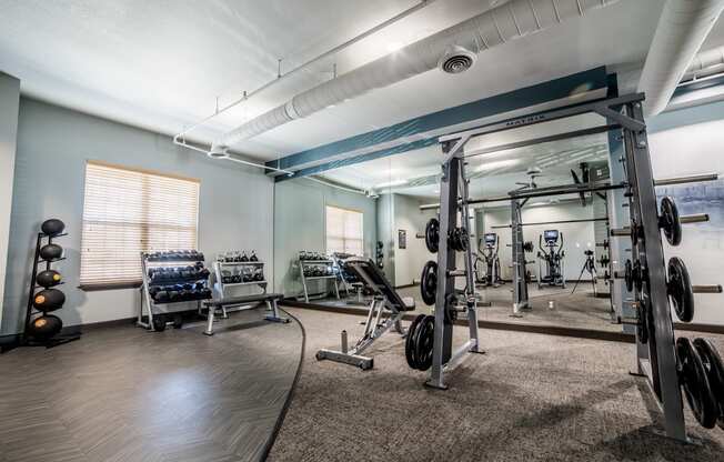 Fitness Center With Modern Equipment at Providence at Old Meridian, Carmel, Indiana