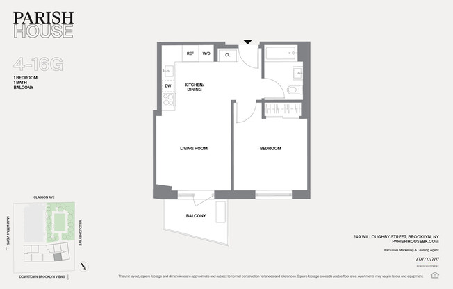 1 bed, 1 bath, $3,618, Unit 13G