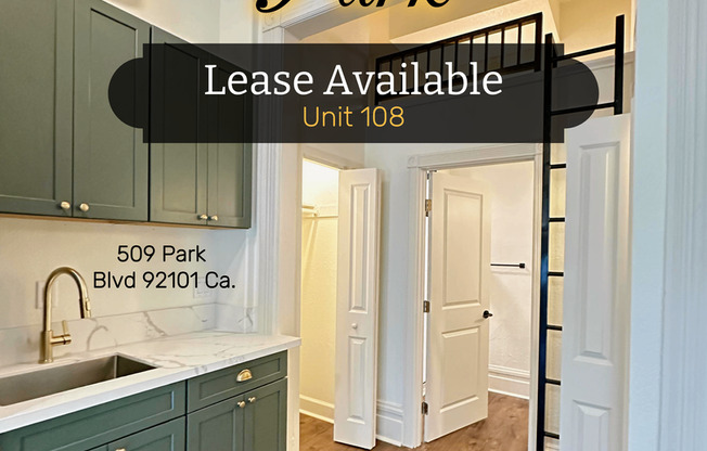 Studio, 1 bath, 254 sqft, $1,825, Unit 108