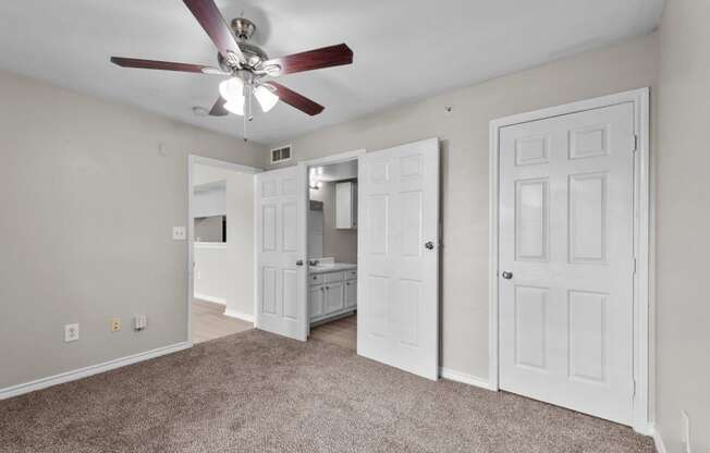 The Camilla Apartments in Mesquite, Texas Bedroom with Attached Bathroom