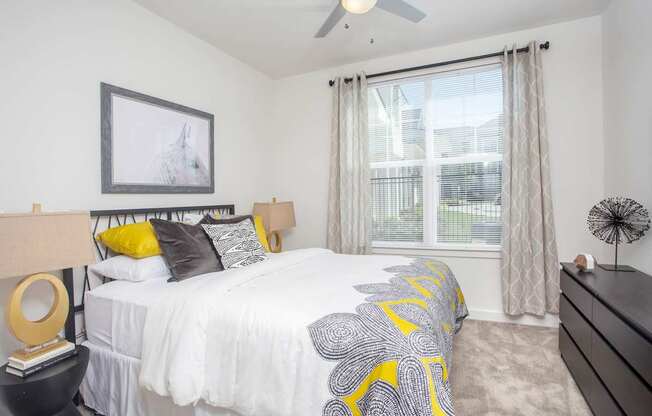 Bedroom with cozy bed at Robley Place, Lafayette, Louisiana