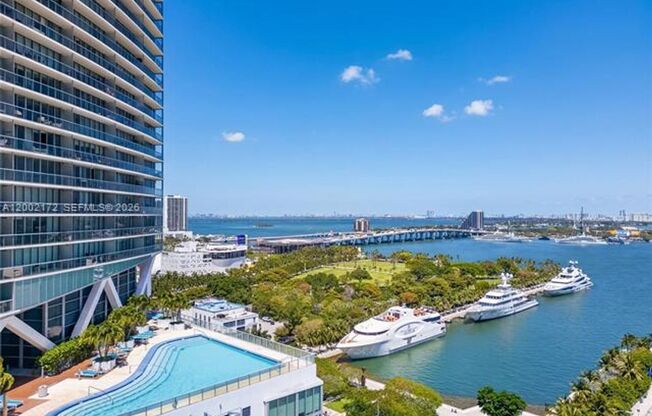 2 beds, 2 baths, 1,208 sqft, $5,490, Unit 888 Biscayne Blvd # 2404