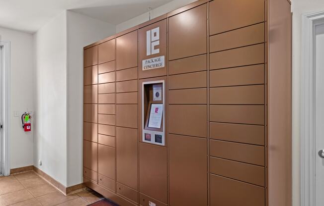 Barton Vineyard Apartments - Electronic parcel locker system