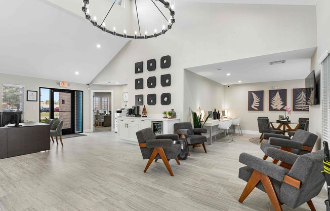 Welcome to Sonoma Apartments, where modern elegance meets comfort. Our stylish lounge boasts contemporary decor and ample space for relaxation. Elevate your lifestyle today—schedule a tour and see your new home!
