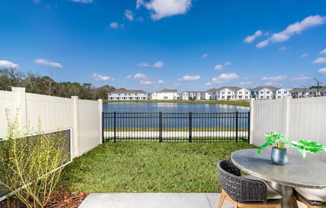 Enjoy stunning views right from your gated backyard.