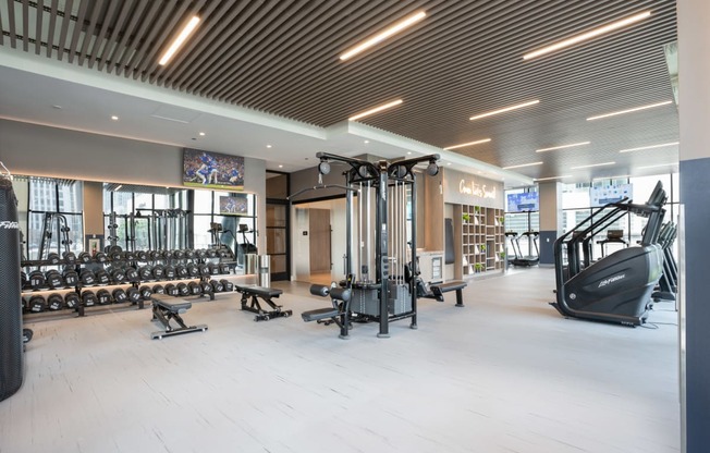 a photo of the gym at the sanctuary at kiawah island golf resort