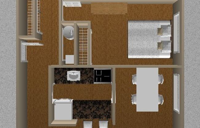 2 beds, 1 bath, 820 sqft, $2,795, Unit R-212