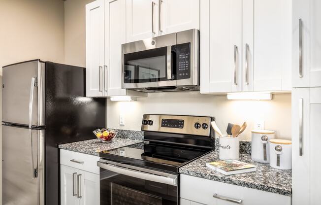 Upscale Stainless Steel Appliances at The Edison at Bridlespur, Kansas City, MO