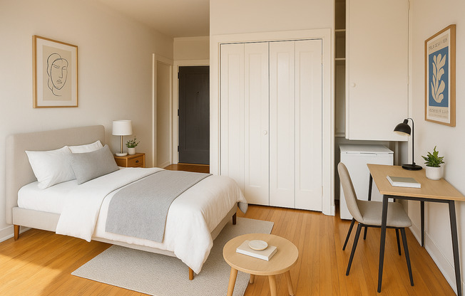 Studio, 1 bath, 250 sqft, $1,050, Unit 308A