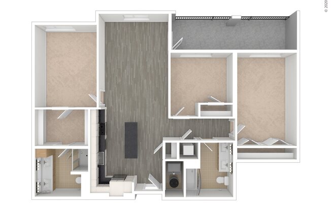 3 beds, 2 baths, 1,250 sqft, $3,455