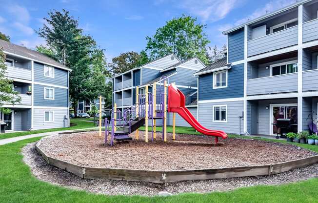 St. Marys Woods outdoor play structure, Beaverton, OR, 97078