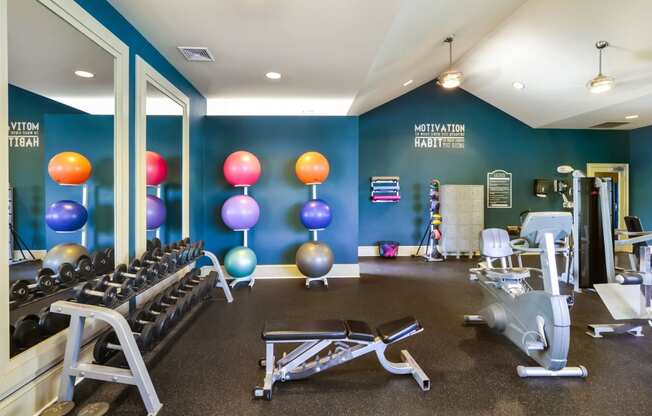 Fitness Center at Courthouse Square Apartments in Stafford, VA