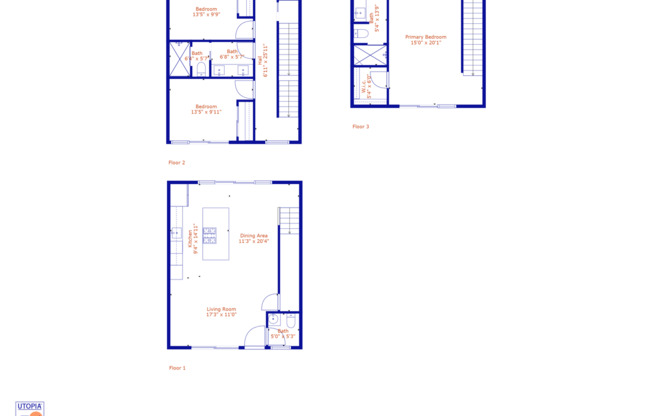 3 beds, 2.5 baths, $3,295, Unit 5745