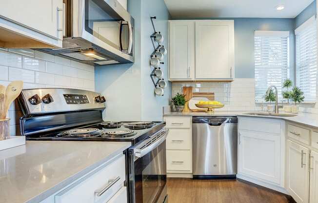 Fully Equipped Kitchen With Modern Appliances