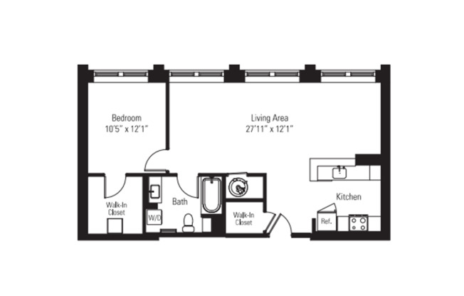 1 bed, 1 bath, 770 sqft, $2,250, Unit 05-309