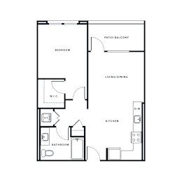 1 bed, 1 bath, 705 sqft, $3,030