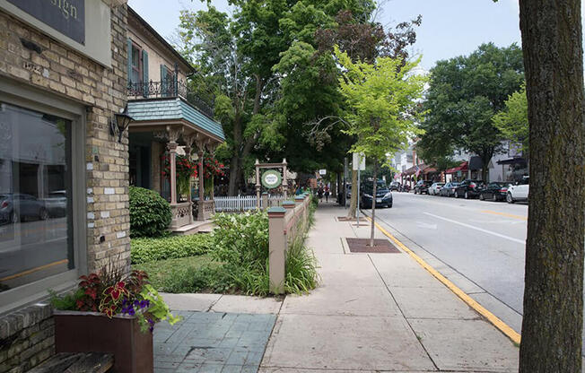 Meandering Pathway at Cedar Place Apartments, Cedarburg, 53012